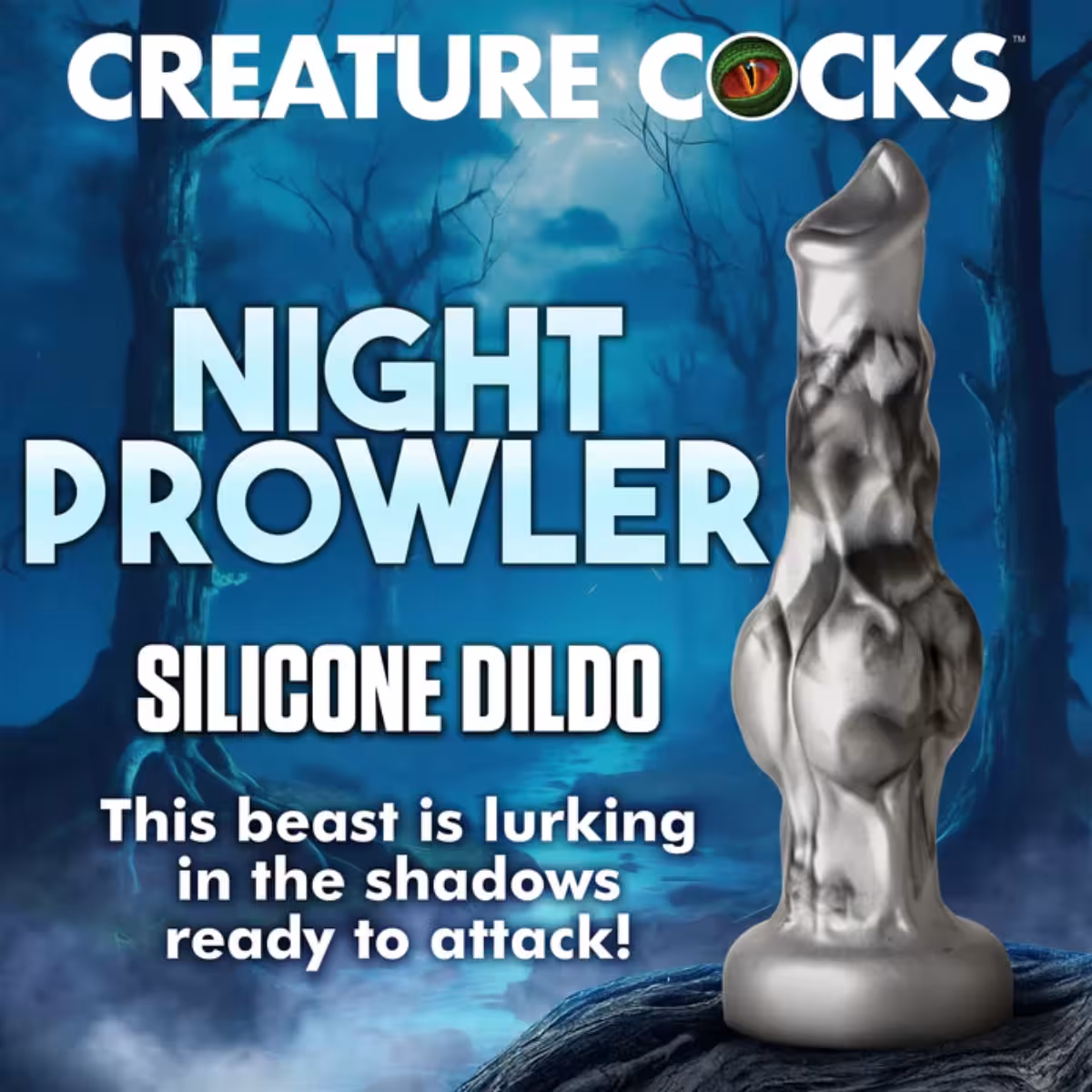 Creature Cocks Night Prowler Silicone Dildo Medium image 3