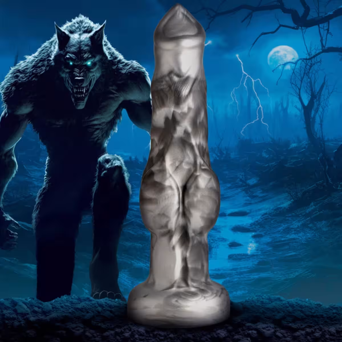 Creature Cocks Night Prowler Silicone Dildo Small image 2
