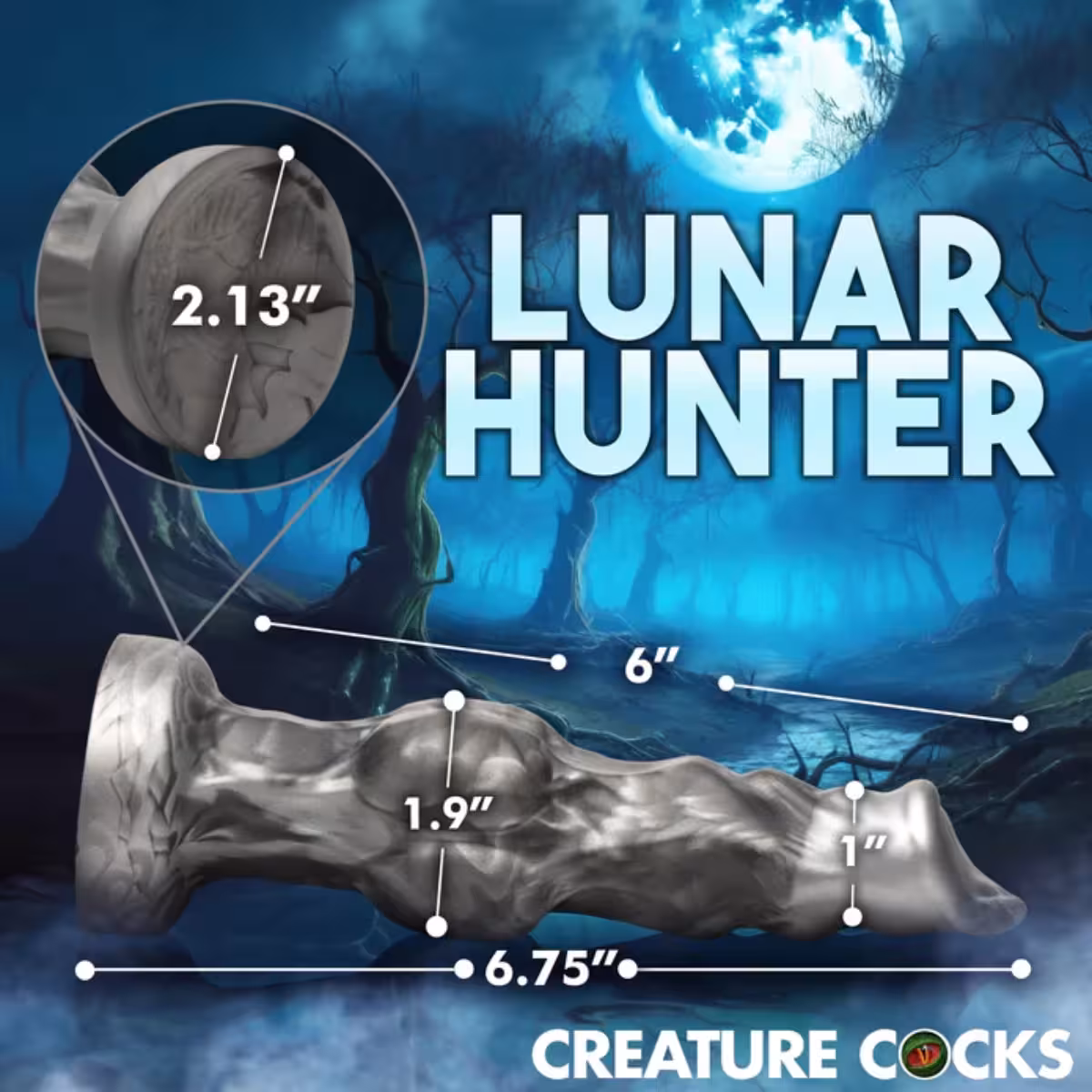 Creature Cocks Night Prowler Silicone Dildo Small image 5