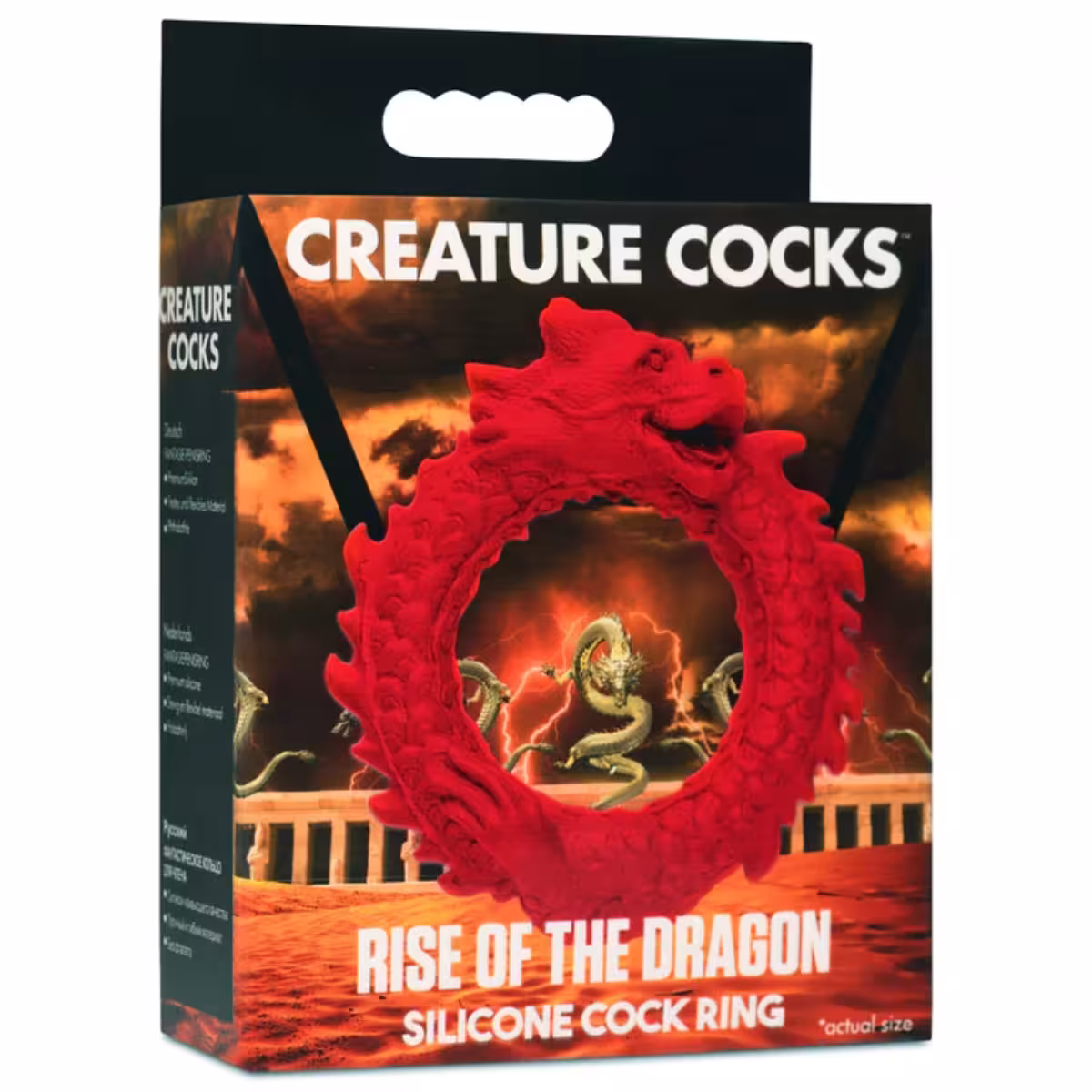 Creature Cocks Rise of the Dragon Silicone Cock Ring image 2