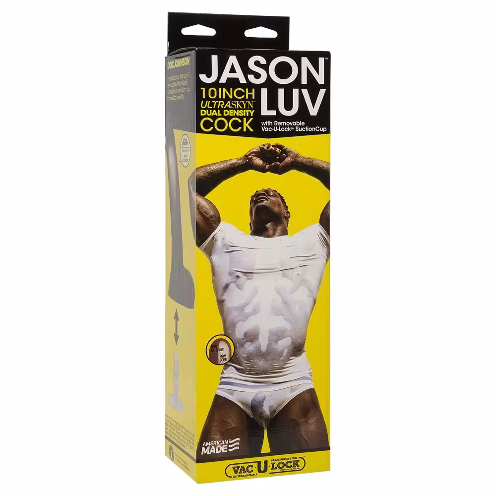 Doc Johnson Jason Luv Cock Brown 10in image 2