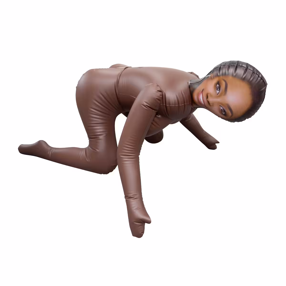 My Fair Lady PVC Inflatable Doll – Doggy Style Pose with Two Love Holes image 2
