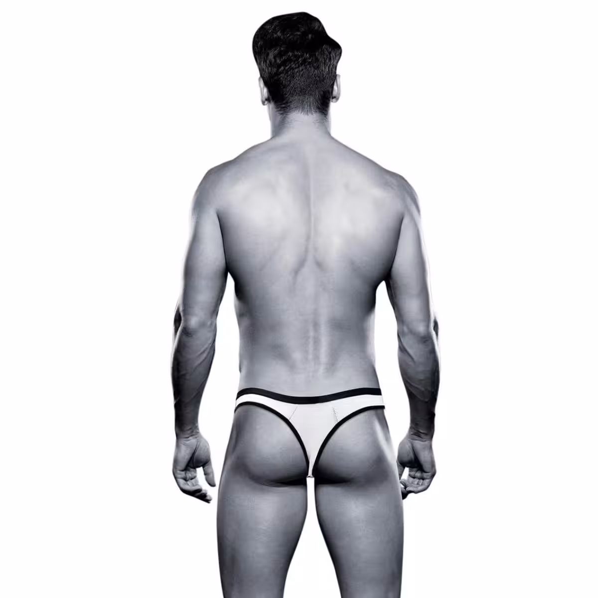 ENVY BAD BOY THONG - WHITE - L/XL image 2