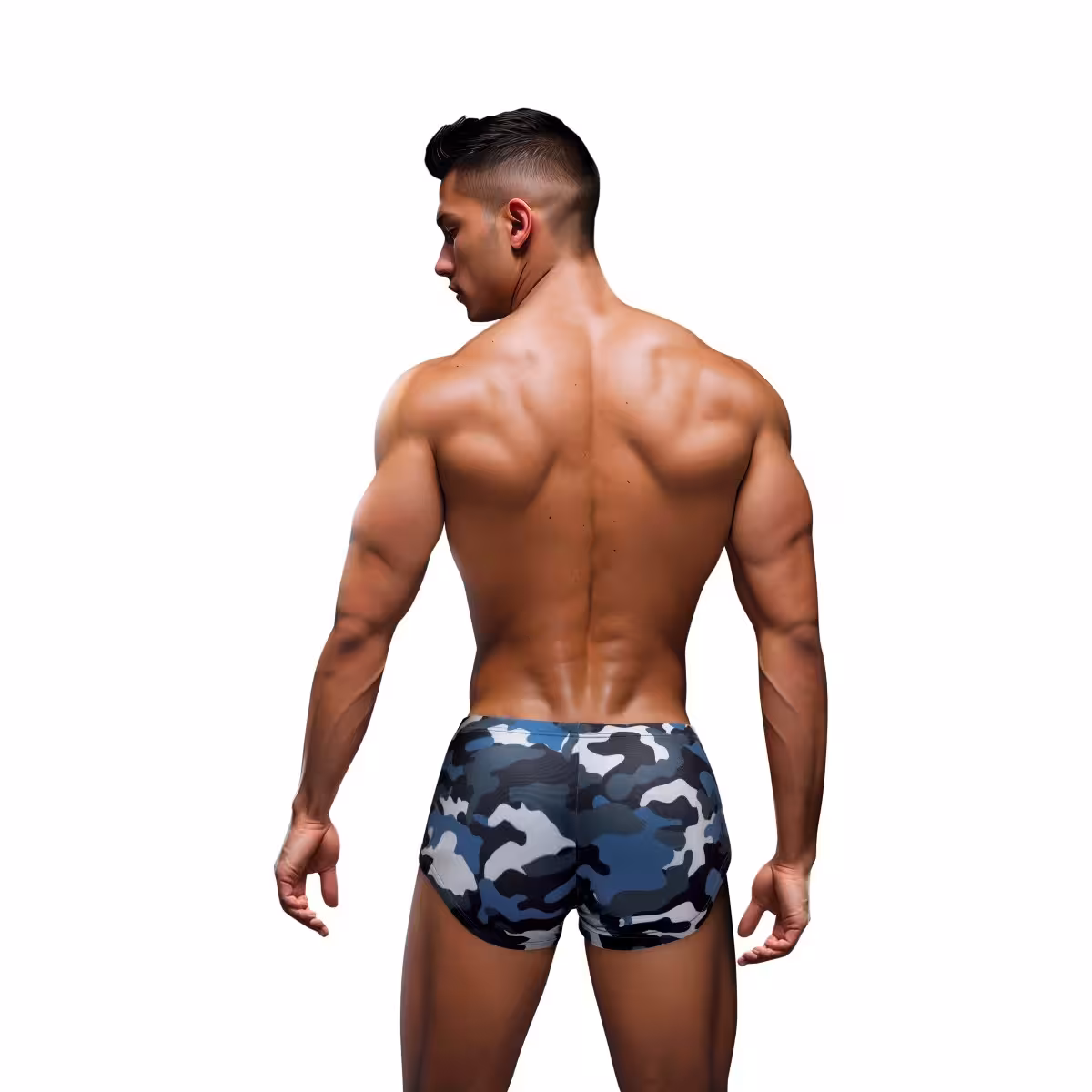 Envy Camo Trunk With Dog Tag Camo Navy SM image 2