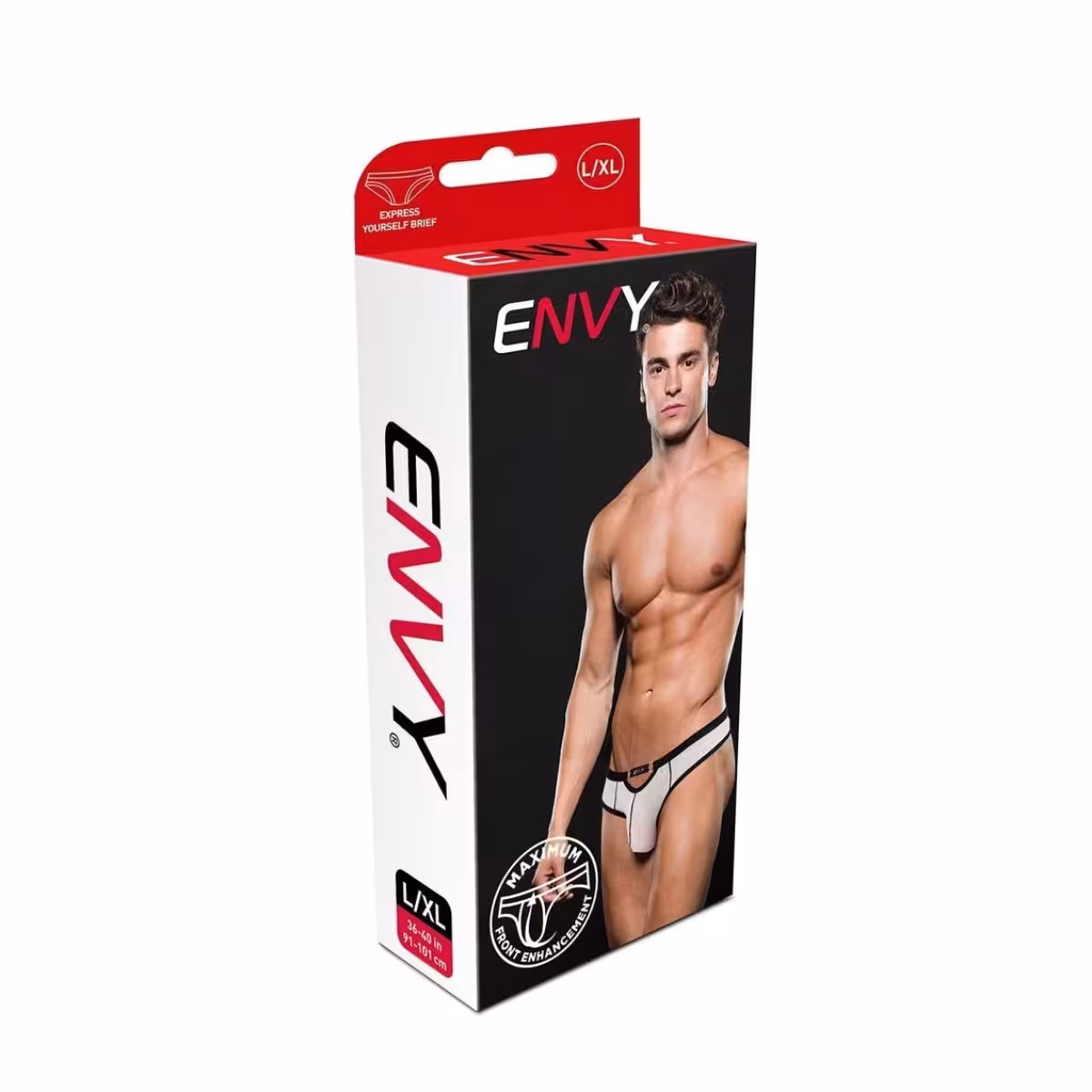 Envy Express Yourself Brief in White - LXL Size image 2