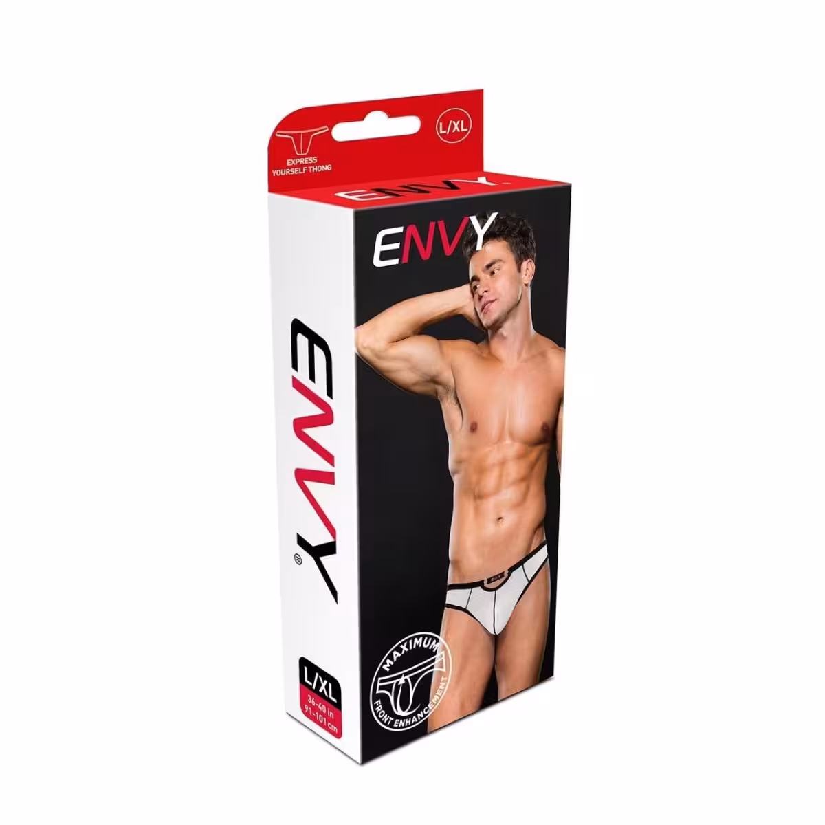 Envy Express Yourself Thong – White SM image 2