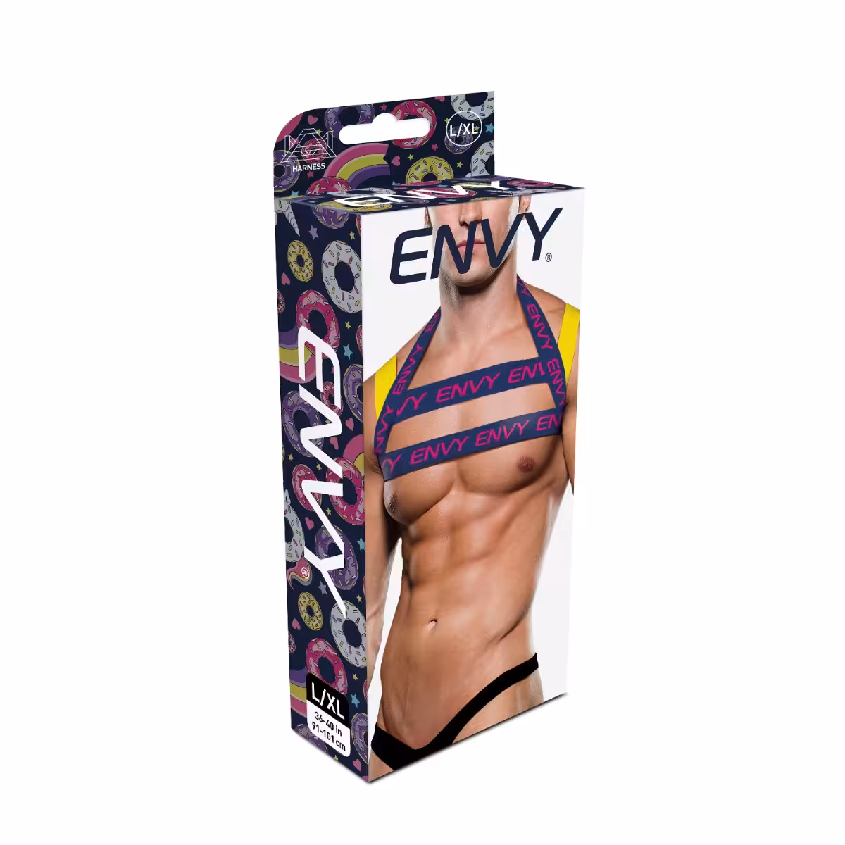 Envy Logo Harness Blue Yellow LXL image 2