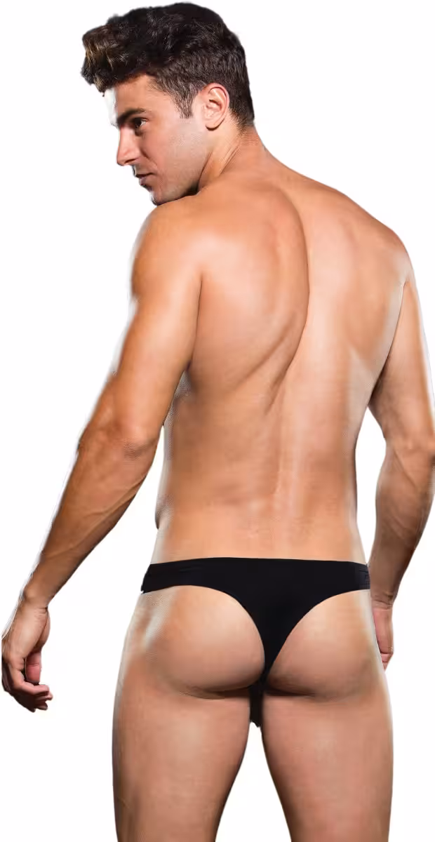 Envy MICROFIBER THONG Black S/M image 2