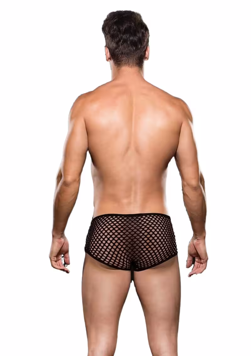Envy MODERN FISHNET TRUNK Black M/L image 2