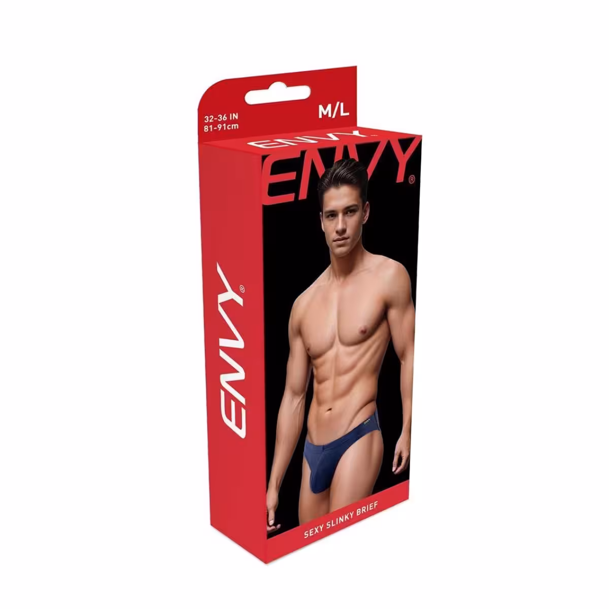 Envy Sexy Slinky Brief-Navy-M/L image 3