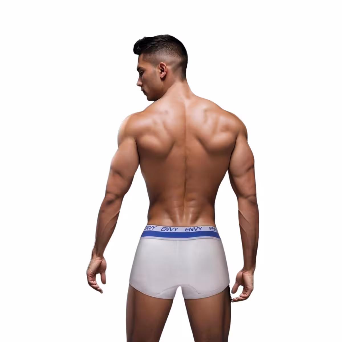 Envy Sporty Lace Up Trunk White ML image 2