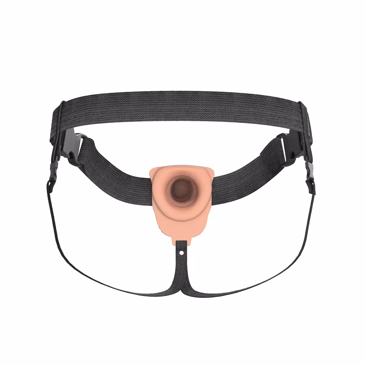 Fantasy X-Tensions Elite Vibrating 8inch Dual Density Silicone Hollow Strap On Light image 3