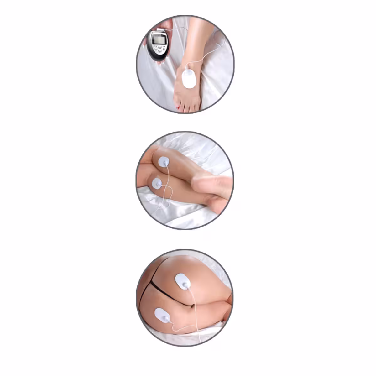 Fetish Fantasy Series Shock Therapy Replacement Pads - White image 3