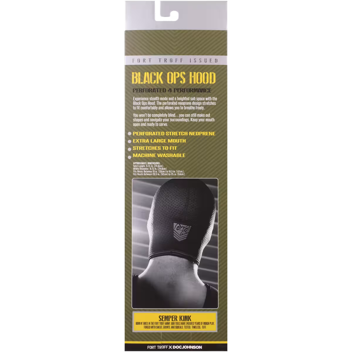 Fort Troff Black Ops Hood Regular – Stealth Comfort for Everyday Wear image 4