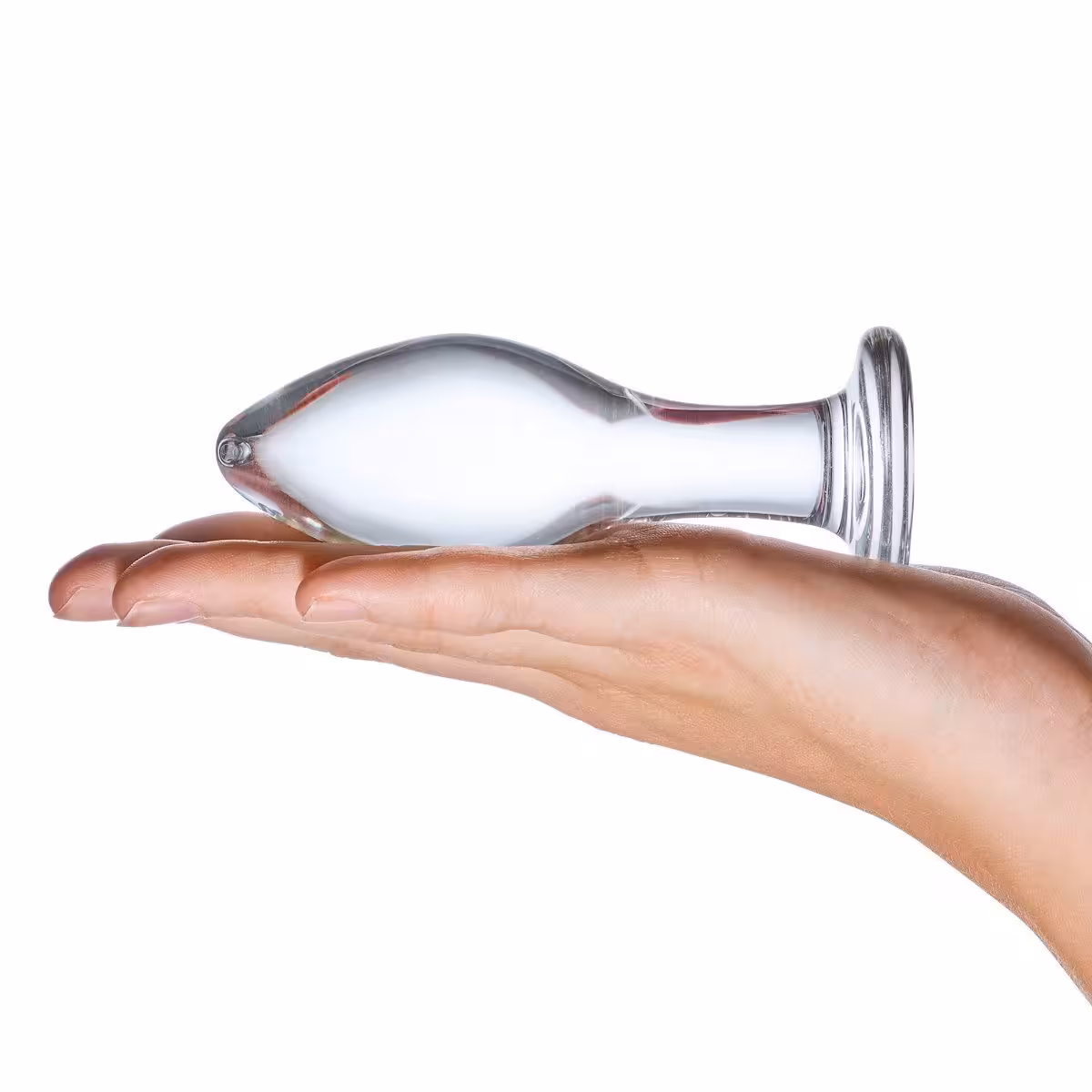 Glas 4inch Butt Plug Clear image 5