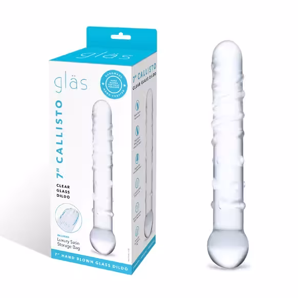 Glas 7inch Callisto Dildo Clear image 2