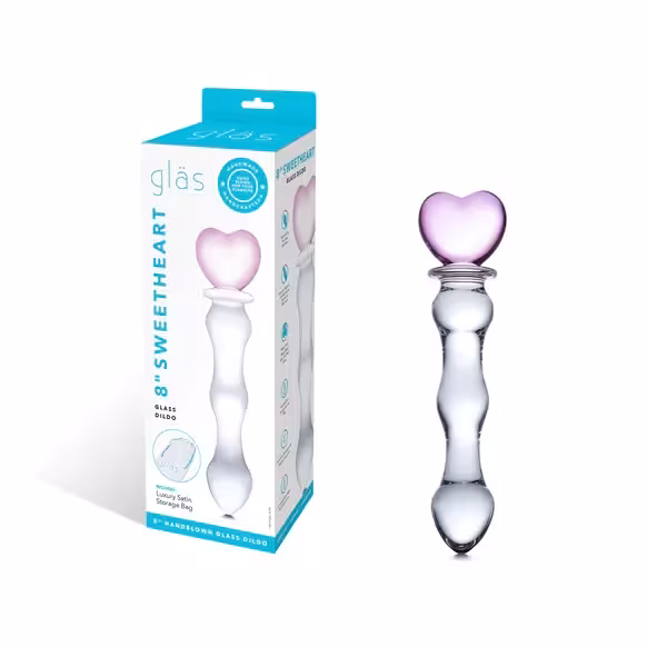 Glas 8inch Sweetheart Glass Dildo image 2