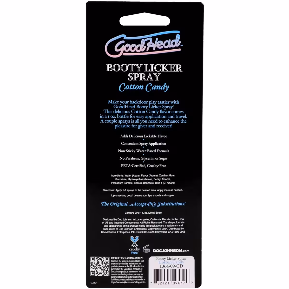 GoodHead Booty Licker Spray Cotton Candy 1oz – Enhance Intimate Play with Discreet, Delicious Flavor image 5