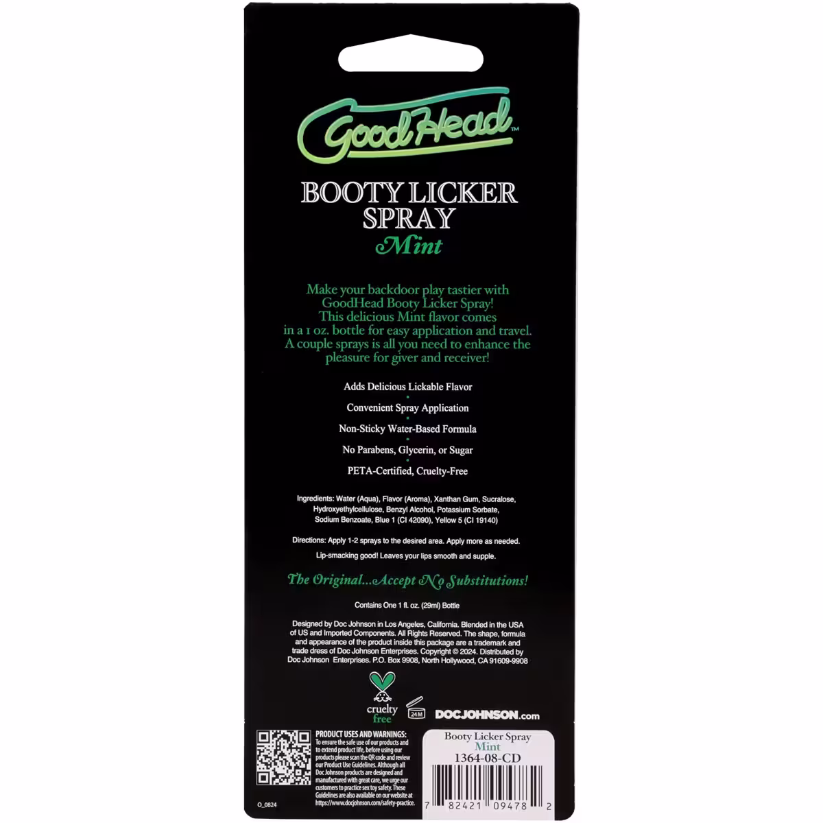GoodHead Booty Licker Spray Mint 1oz – Enhance Intimate Pleasure image 5