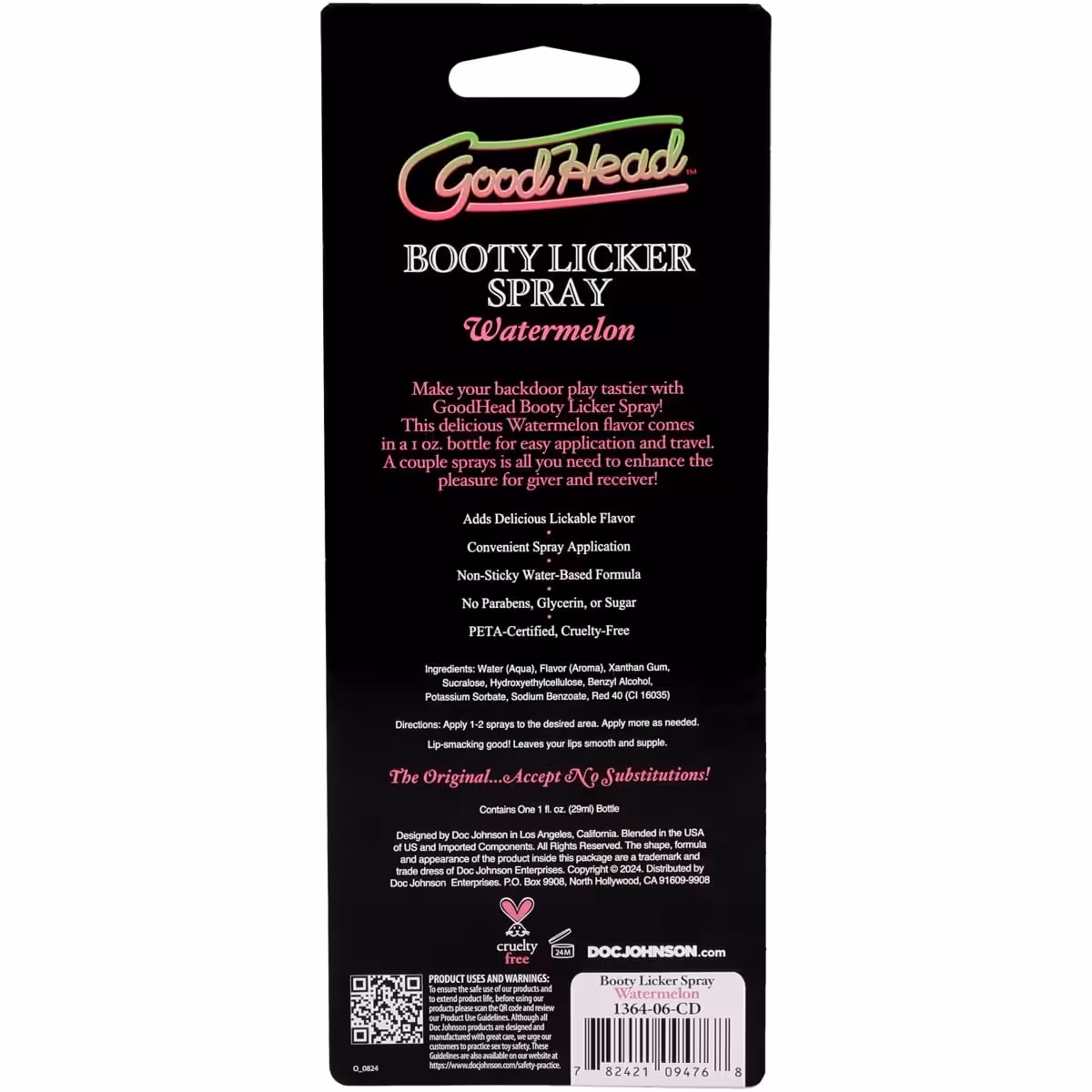 GoodHead Booty Licker Spray Watermelon 1oz – Enhance Intimate Play image 5
