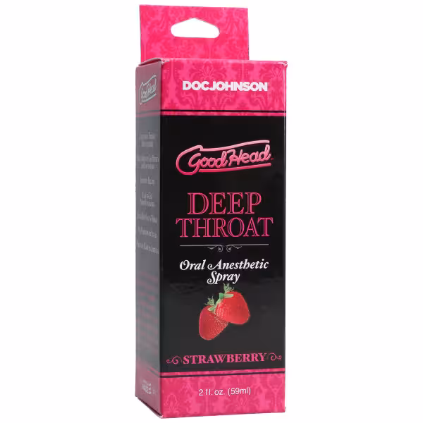 Goodhead Deep Throat Spray Strawberry Transparent image 2