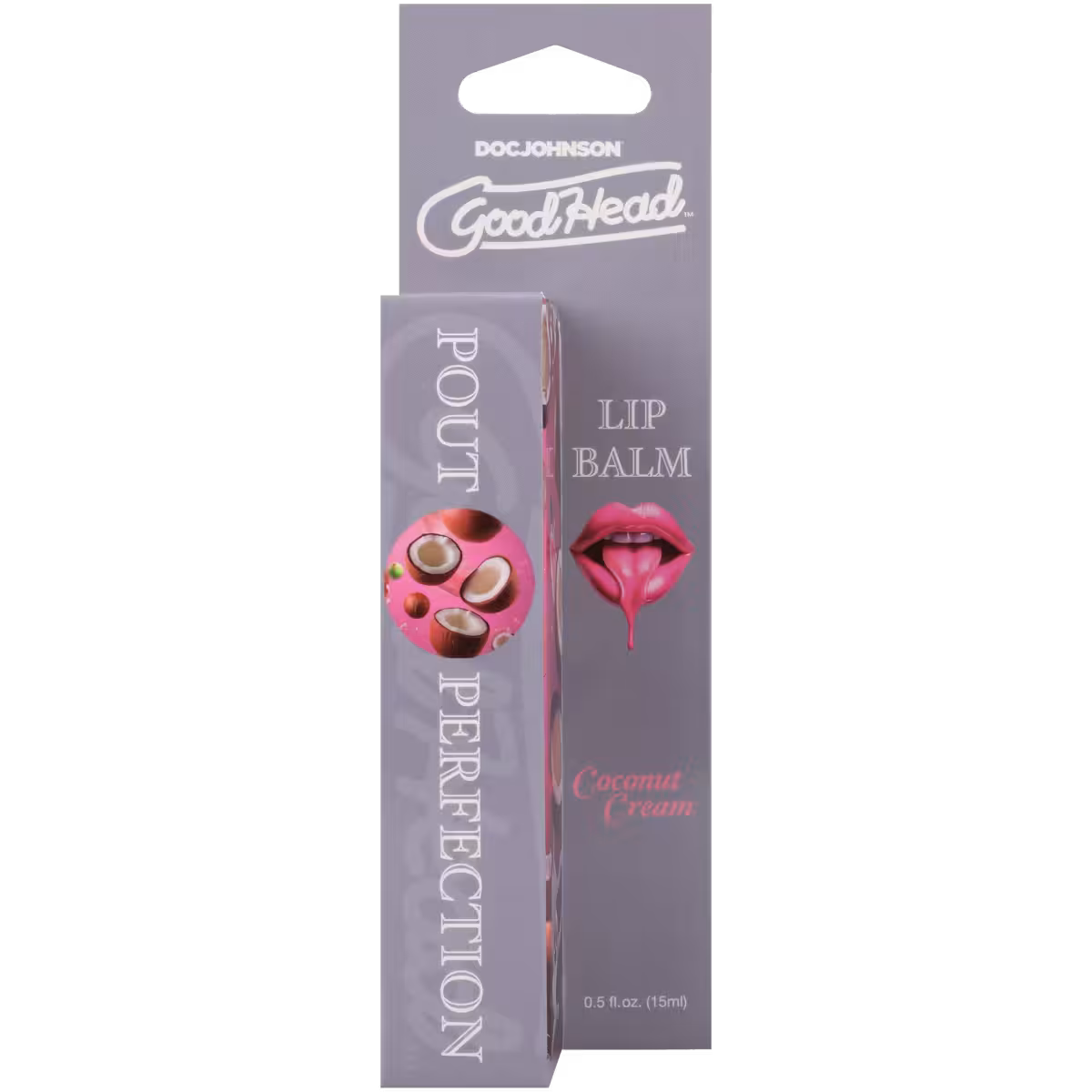 GoodHead Pout Perfection Lip Balm Coconut Cream – Smooth, Sweet, and Discreet image 2
