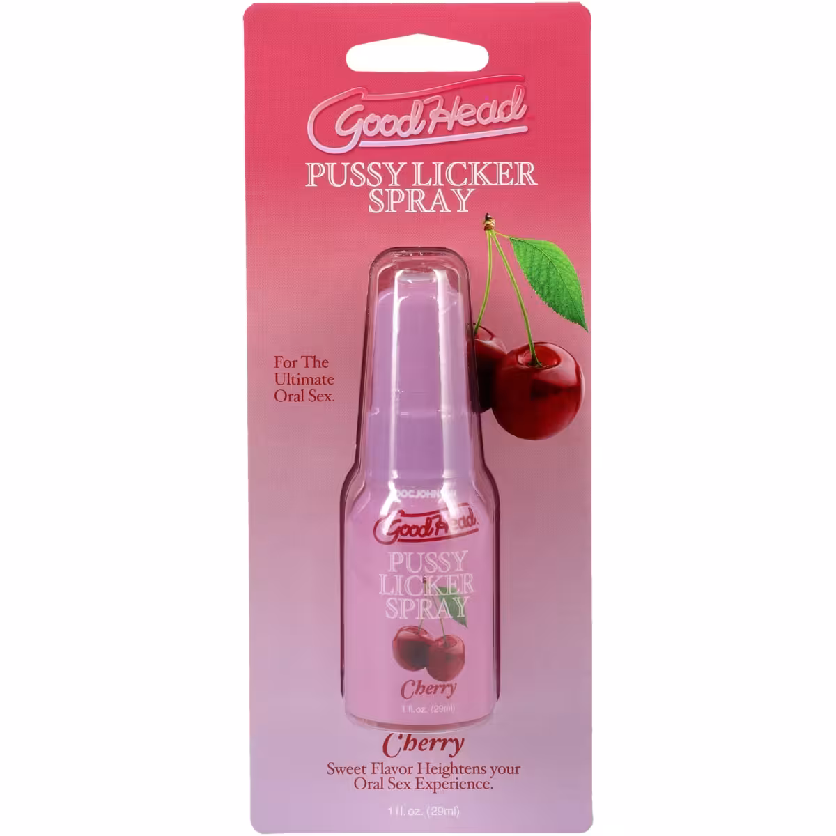 GoodHead Pussy Licker Spray Cherry 1oz – Enhance Intimate Moments image 2