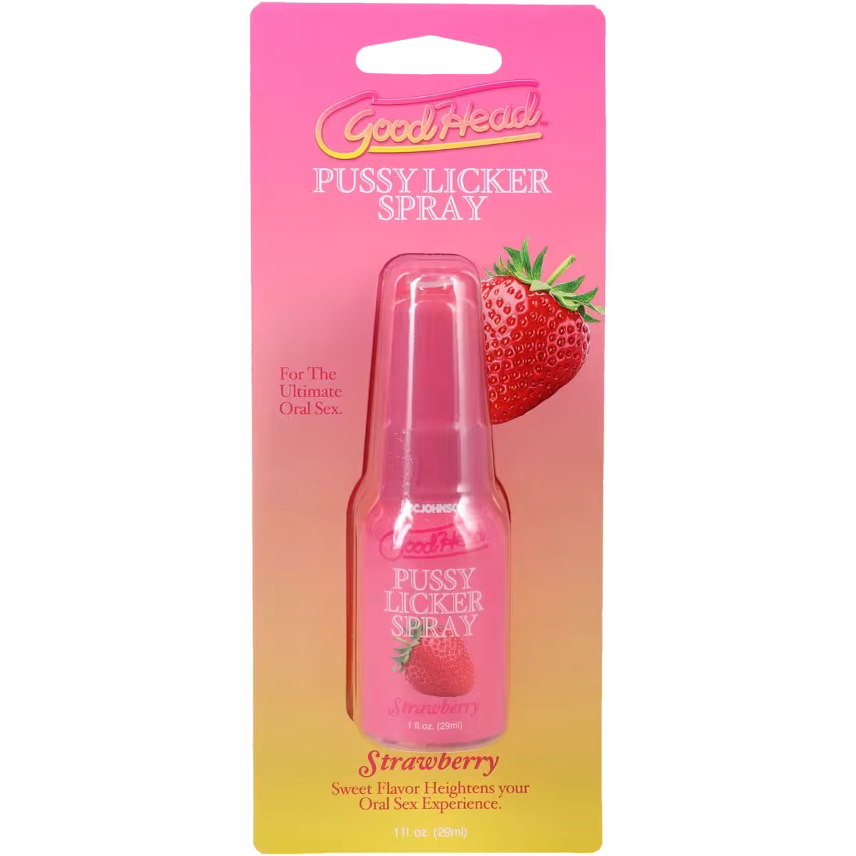 GoodHead Pussy Licker Spray Strawberry 1oz – Enhance Intimate Pleasure image 2