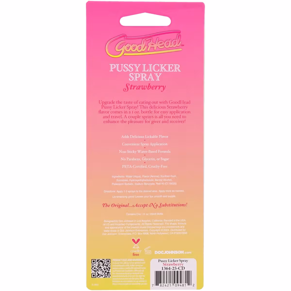 GoodHead Pussy Licker Spray Strawberry 1oz – Enhance Intimate Pleasure image 5
