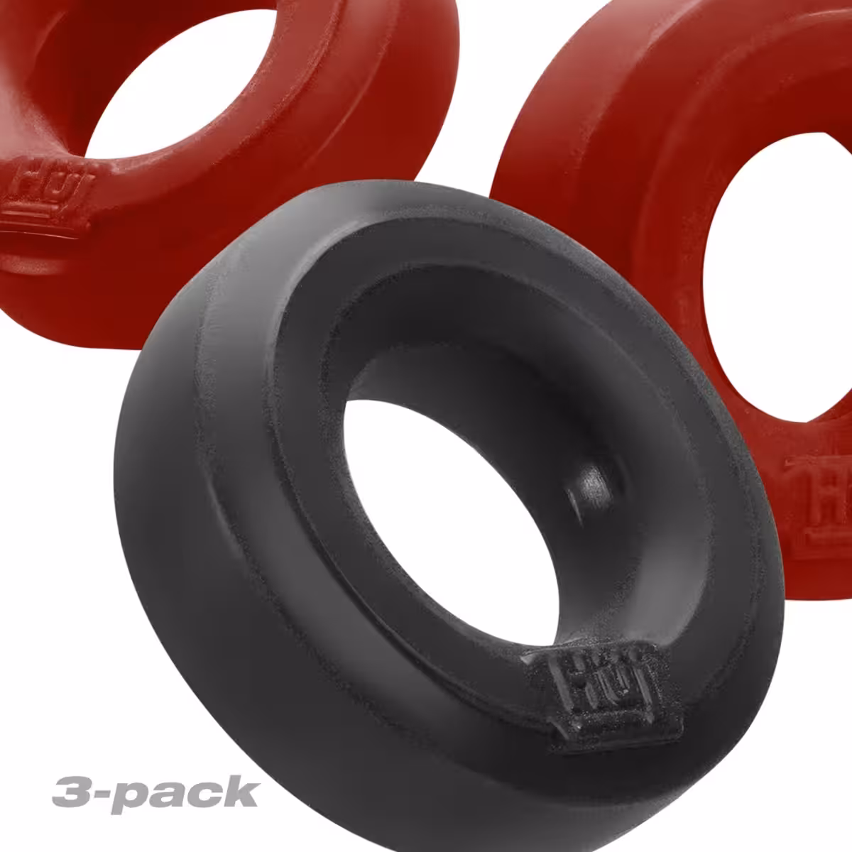 Huj3 C-Ring 3-Pack Cherry / Tar Ice image 3
