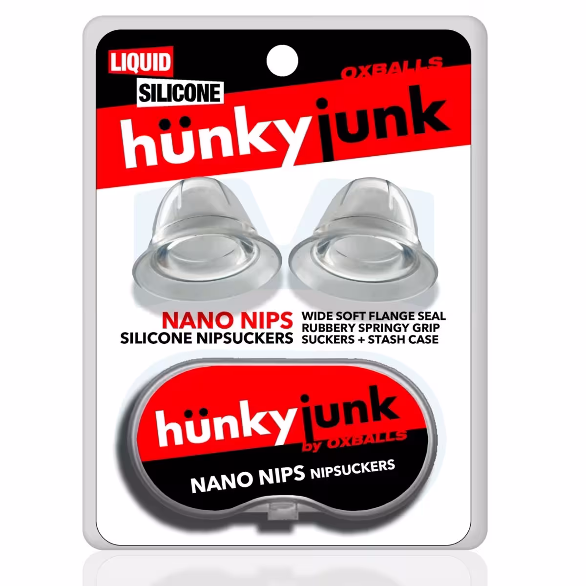 Oxballs Nano Nips Nipple Nubs Clear – Subtle Sensation for Intimate Play image 2