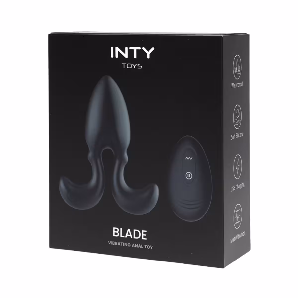INTY Toys Blade Vibrating Anal Plug – Premium Anal Stimulator with Remote Control image 2