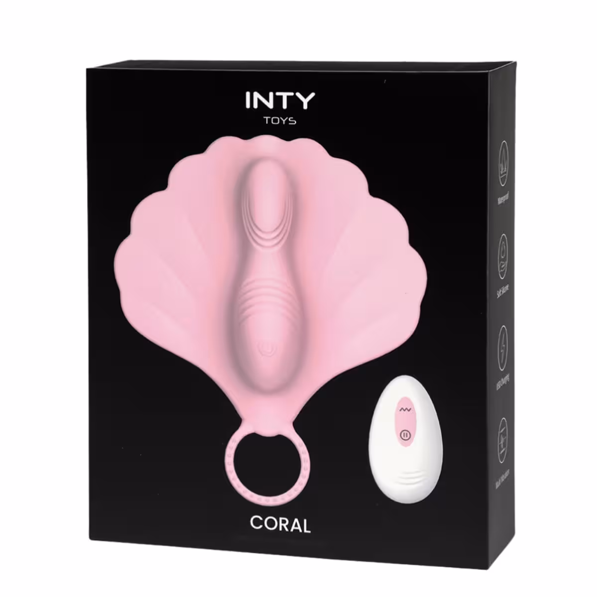 INTY Toys Coral Lay On Vibrator – Premium Wireless Pleasure Device image 2
