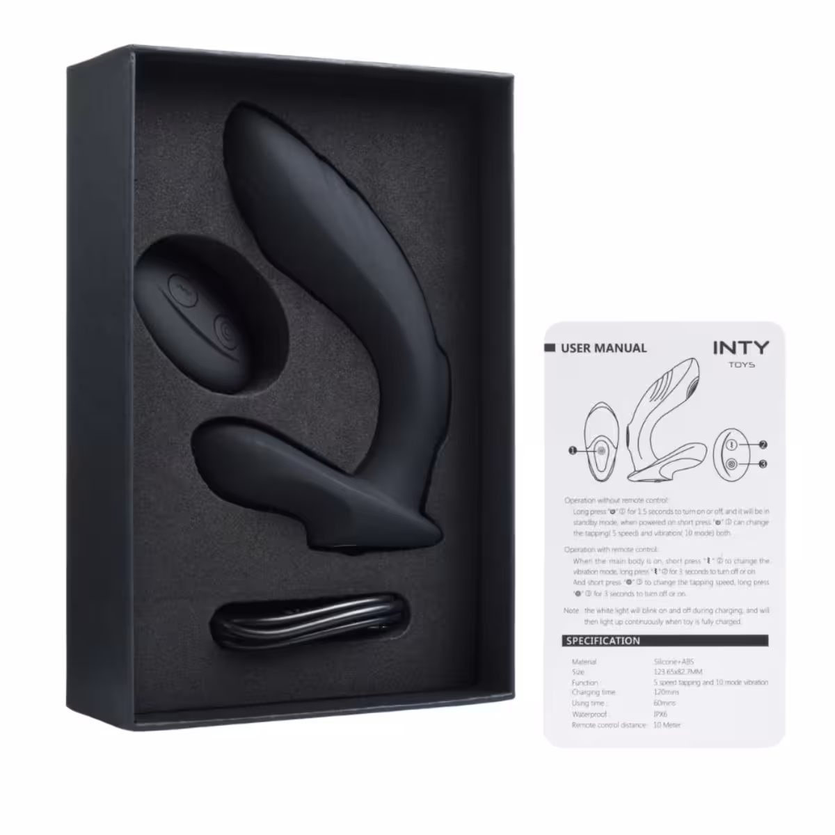 INTY Toys Rebel Prostate Massager With Remote | Premium UK Delivery image 3