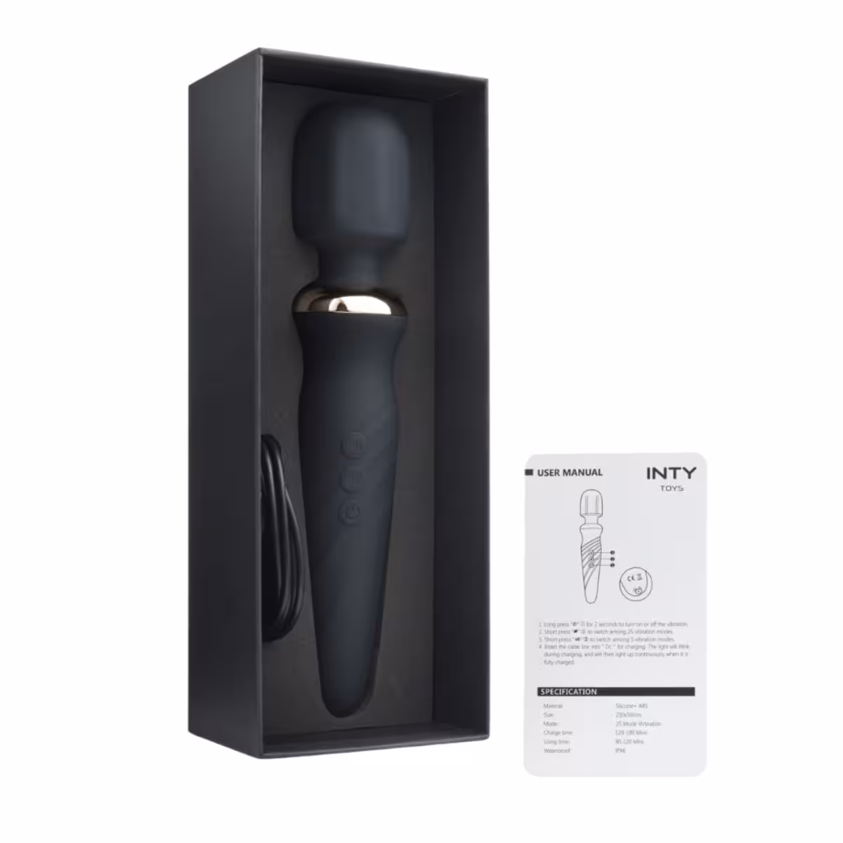 INTY Toys Torch Wand Vibrator – Premium Sensory Pleasure image 3