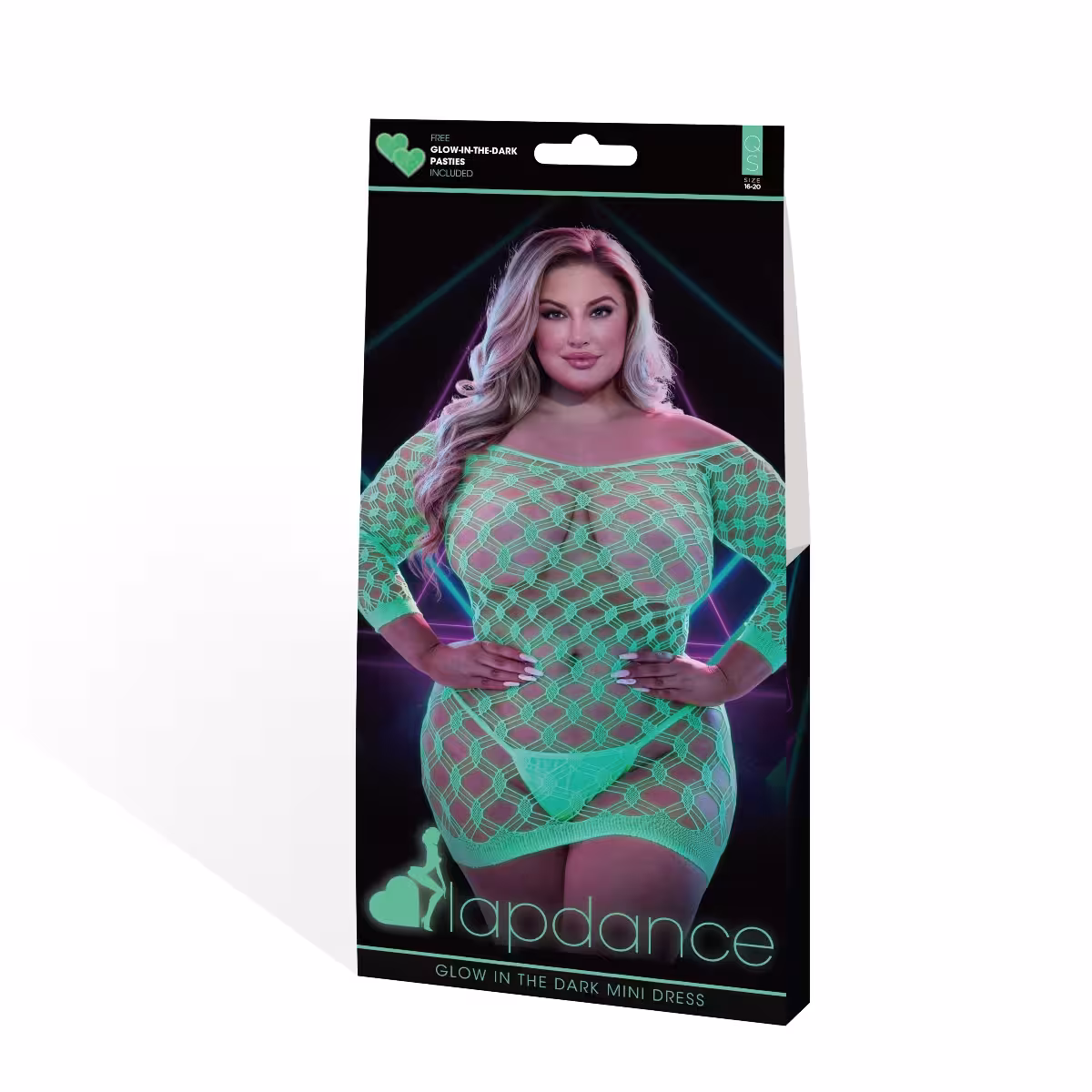 Lapdance Glow In The Dark Mini Dress 1 Q image 2