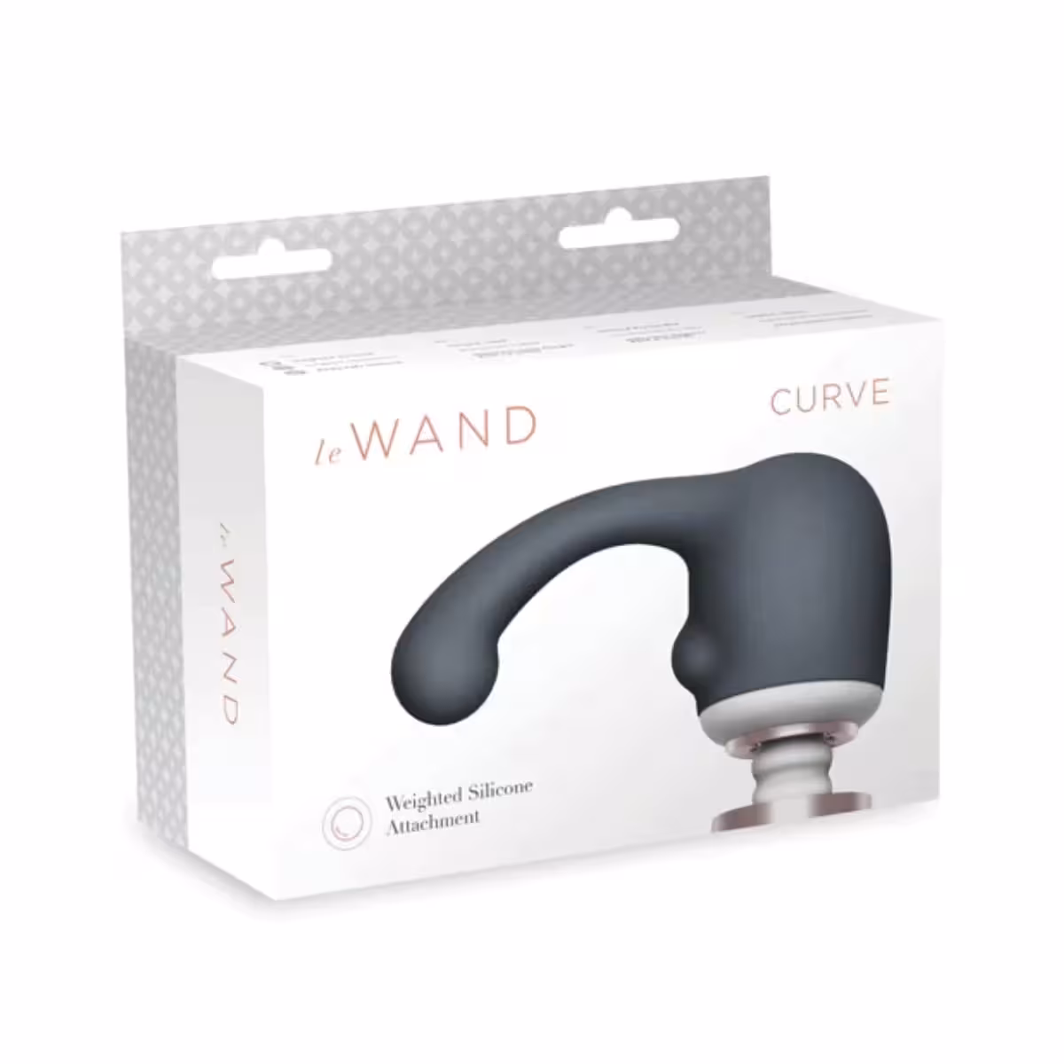 Le Wand Curve Weighted Silicone Attachment Grey image 2