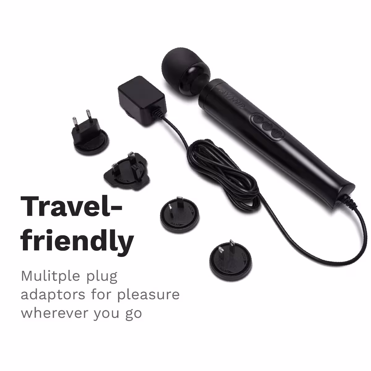 Le Wand Diecast Plug-In Massager Black image 7