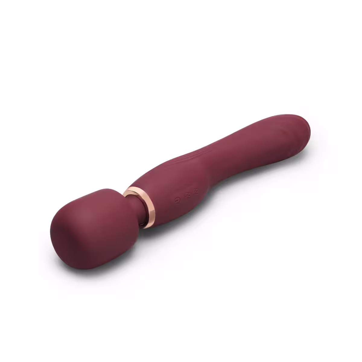 Le Wand Flat Top Fusion G Double Ended Petite Wand Vibrator Wine Red image 4