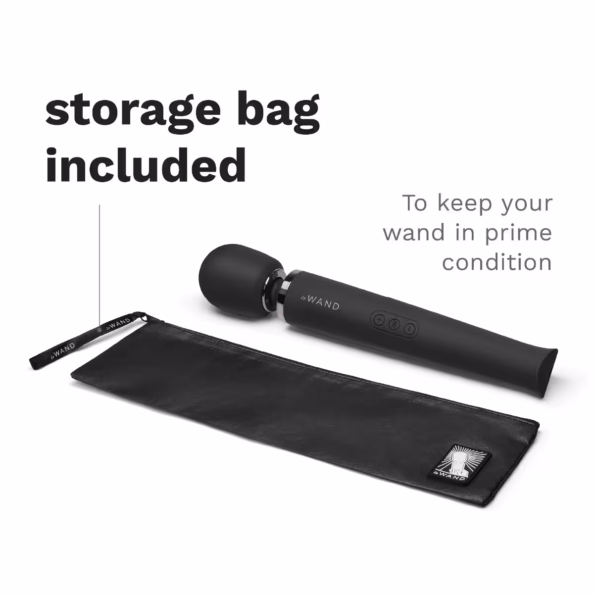 Le Wand Le Wand Rechargeable Massager Black image 5