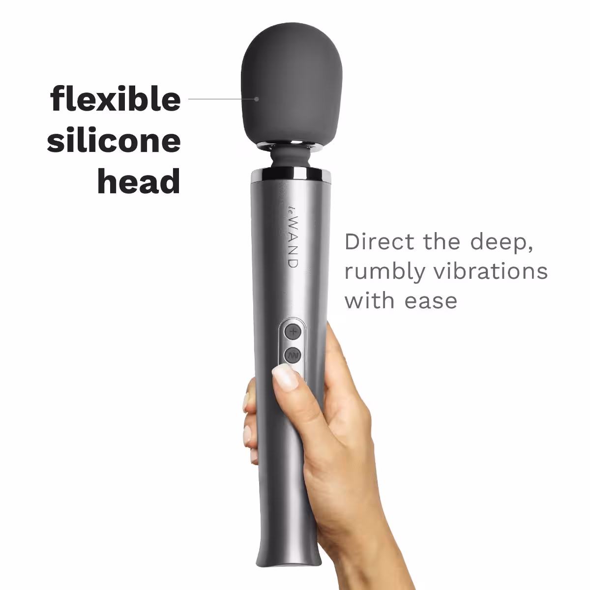 Le Wand Rechargeable Massager Grey
