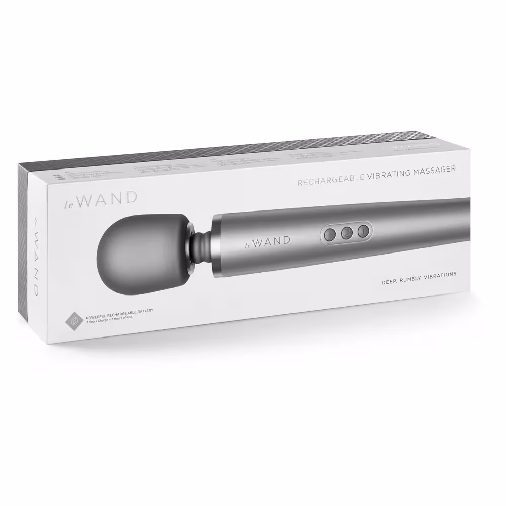 Le Wand Rechargeable Massager Grey image 2