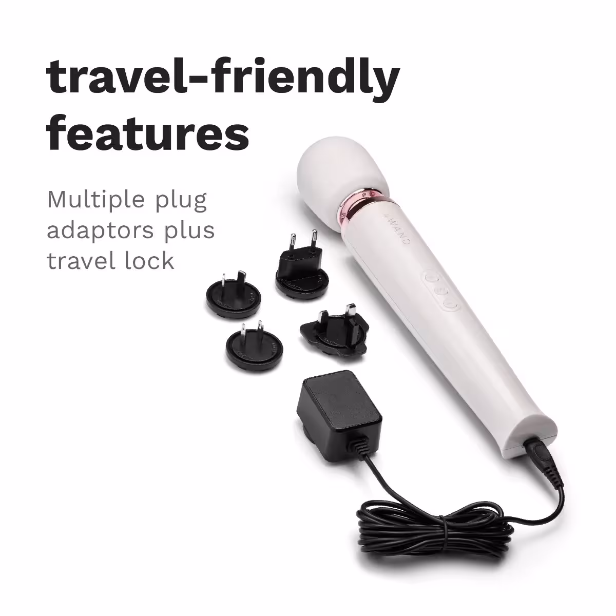 Le Wand Rechargeable Massager White image 3