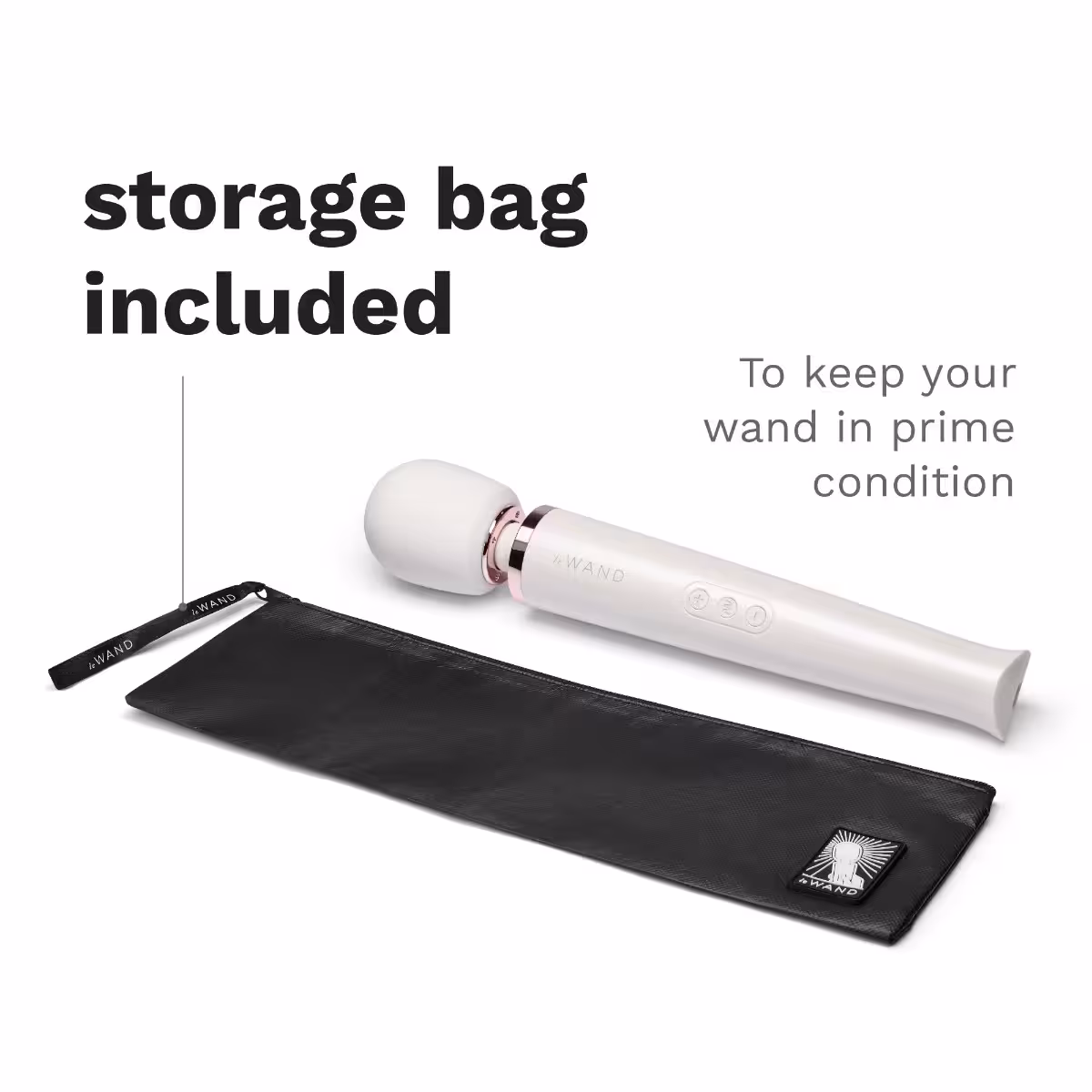 Le Wand Rechargeable Massager White image 4