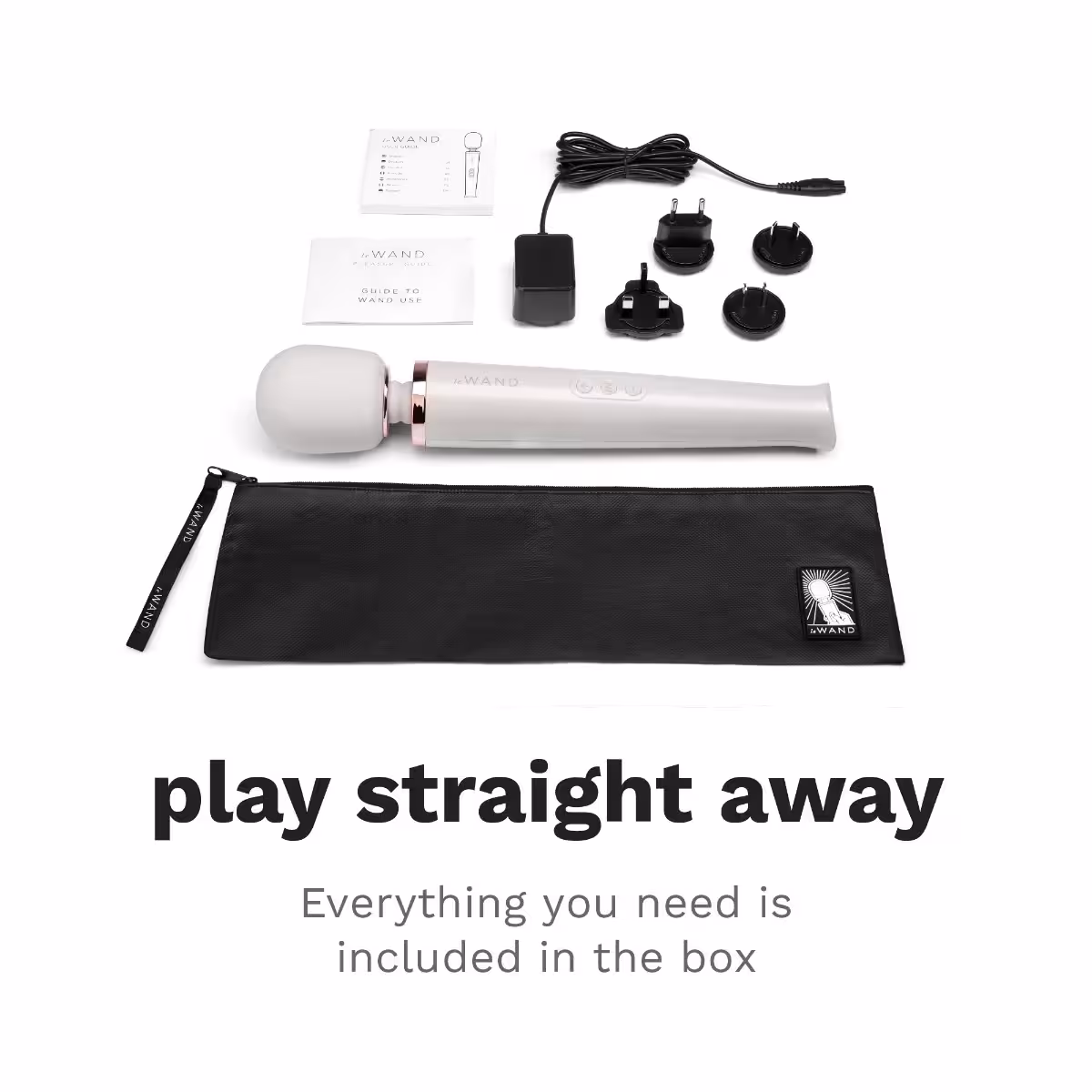 Le Wand Rechargeable Massager White image 5