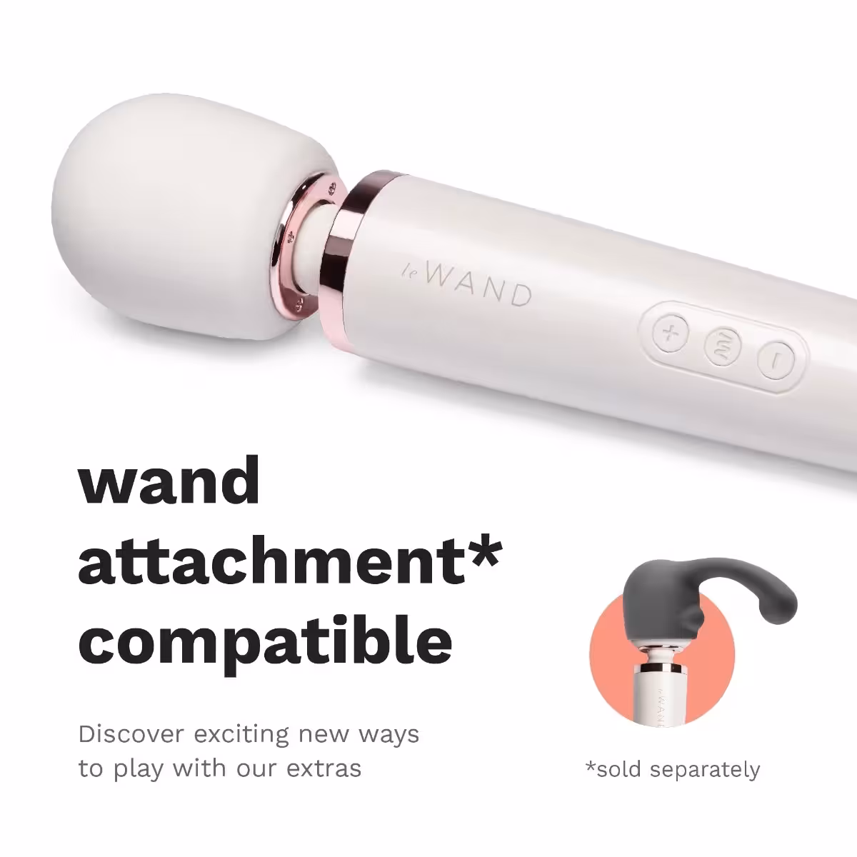 Le Wand Rechargeable Massager White image 7