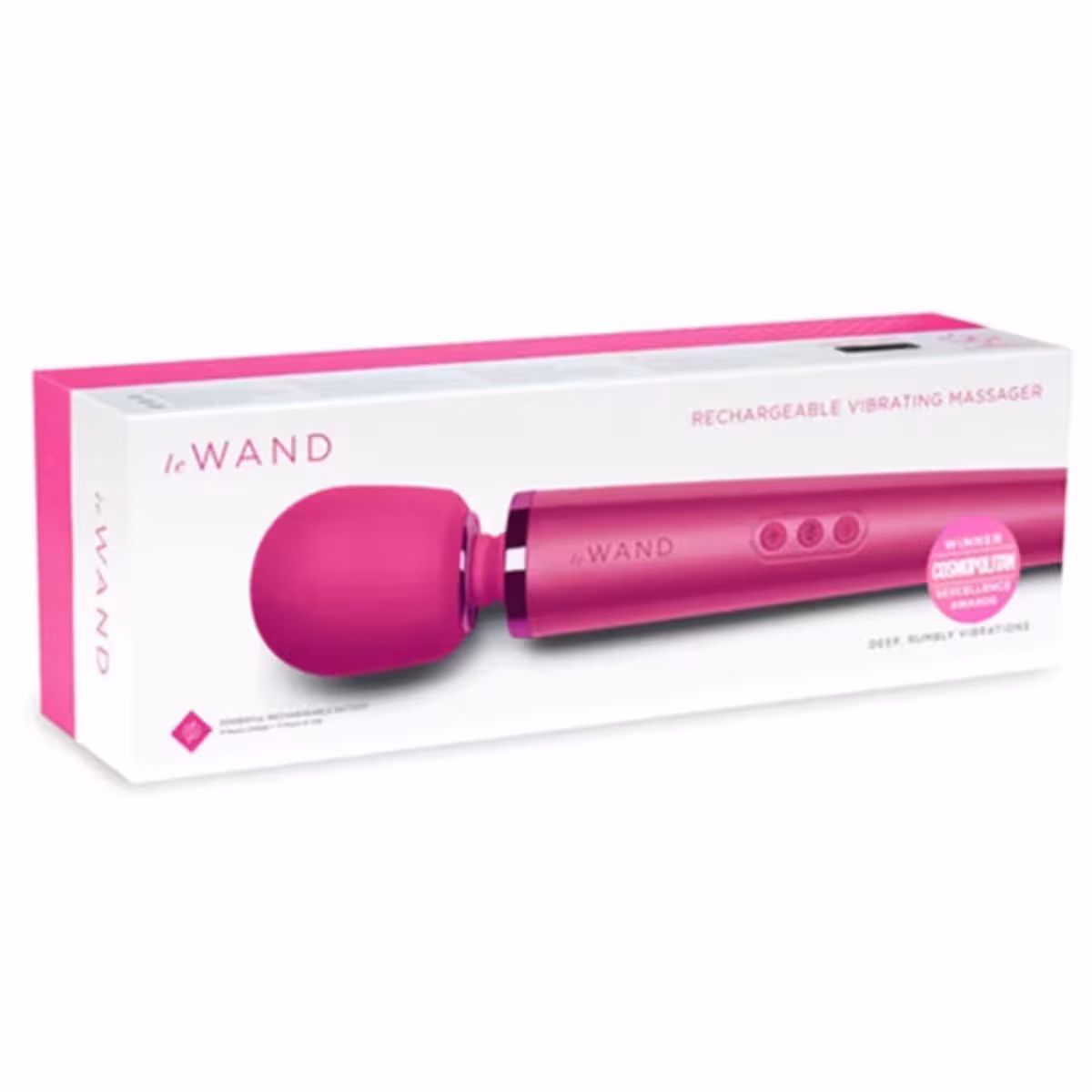 Le Wand Rechargeable Vibrating Massager Magenta image 2
