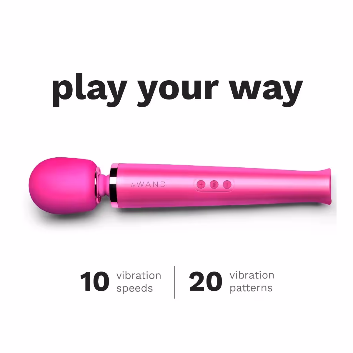 Le Wand Rechargeable Vibrating Massager Magenta image 6