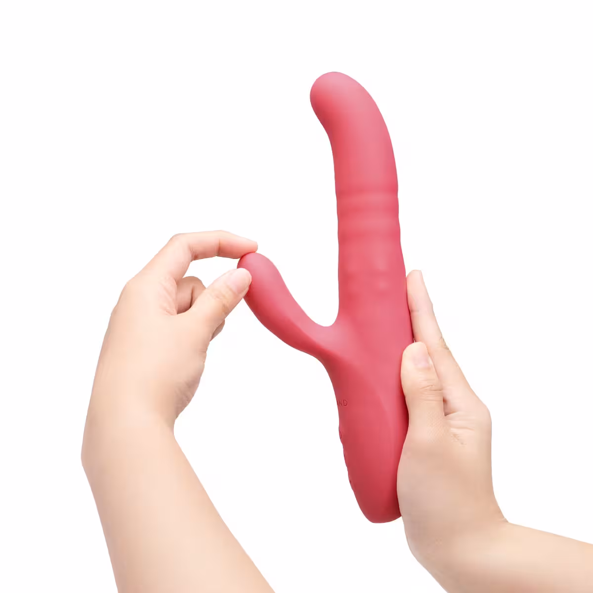 Le Wand Thrust Rechargeable Thrusting Rabbit Vibrator Pink image 3
