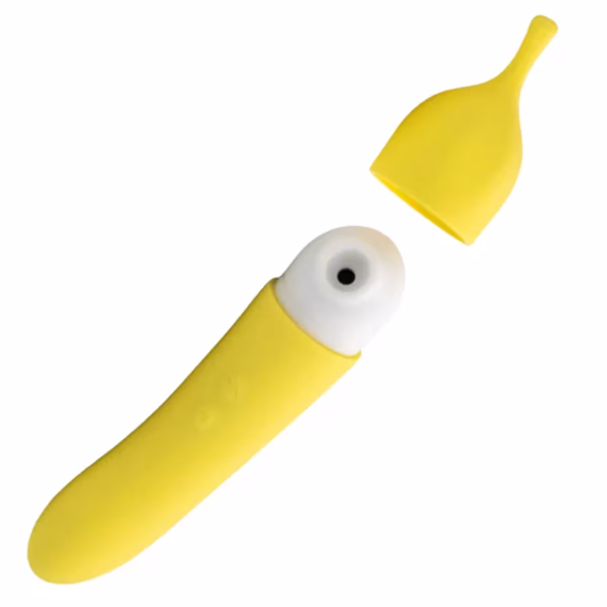 Banana Cream Air Pulse & G-Spot Vibrator – Gentle, Discreet, and Beginner-Friendly